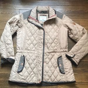 Quilted fall coat